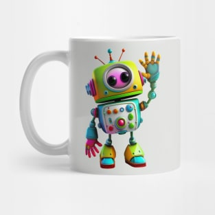 Cute Friendly Robot for Kids and Adults Mug